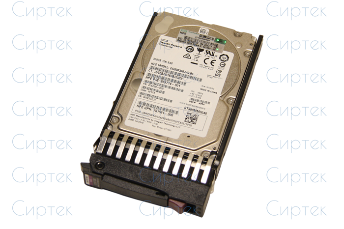 Жесткий диск HPE 300GB SAS 10k 12G SFF [873034-001][EG000300JWEBF] 873034-001-3 - фото 123