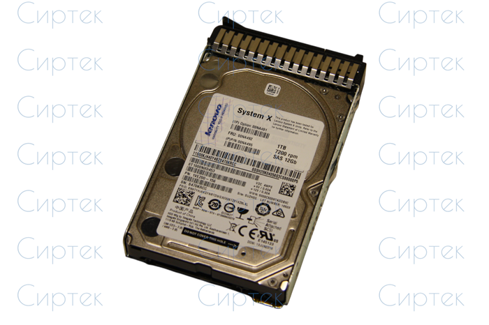 Жесткий диск IBM 1TB SAS 7.2k 12G SFF [00NA491][00NA492][00NA495] 00NA491 - фото 24