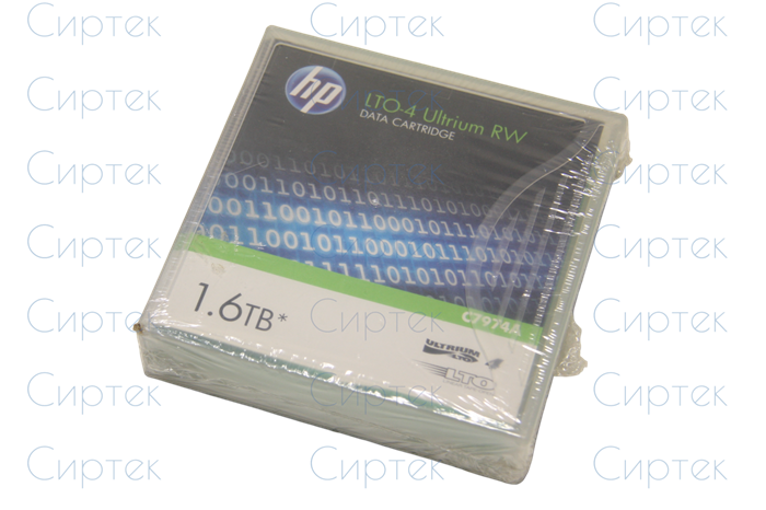 Картридж HP Ultrium LTO4 1.6TB bar code labeled Cartridge [C7974A] C7974A - фото 44