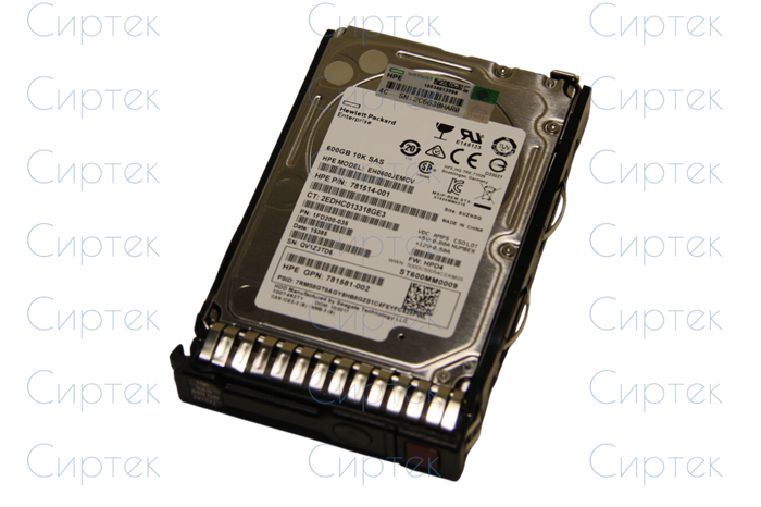 Жесткий диск HPE 600GB SAS 10k 12G SC DS SFF [872736-001][EG0600JEMCV] 872736-001-1 - фото 90