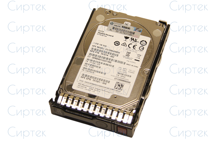 Жесткий диск HP 1.2TB SAS 10k 6G DP SC SFF [718292-001][EG1200JEMDA] 718292-001-4 - фото 96